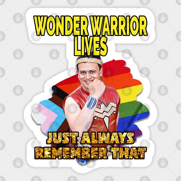 Wonder Warrior Lives Sticker by The ESO Network